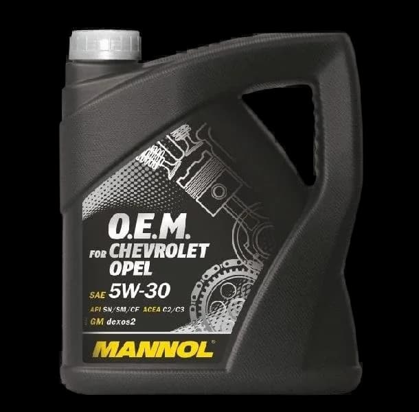 Mannol 7701 O.E.M. for Chevrolet, Opel 5W-30 4L