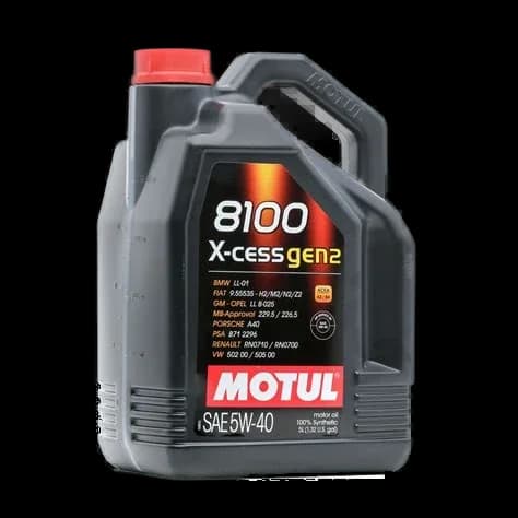 Motul 8100 X-CESS gen2 5W-40 5L