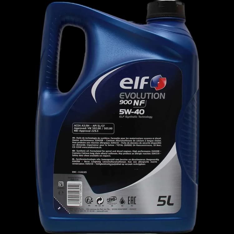 Elf Evolution 900 NF 5W-40 5L